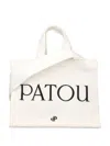 PATOU COTTON SMALL TOTE BAG