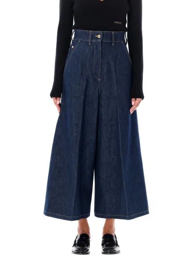 Patou Coulotte Denim In Rodeo Blue