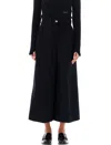 Patou High-waisted Wide Leg Culotte Pants In Size 36