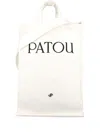 Patou Shoulder Bag With Logo In Neutrals