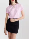 Patou Crew Neck Rolled Cuffs Unisex Top