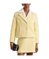 Patou Tailored Buttoned Jacket In Yellow