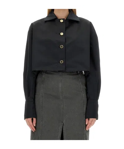 PATOU PATOU CROPPED FIT BUTTONED JACKET