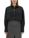 Patou Jacket Cropped Length Gold Buttons