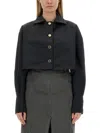 Patou Jacket Cropped Length Gold Buttons