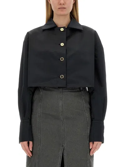 Patou Cropped Fit Jacket In Black