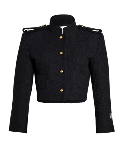 Patou Cropped Jacket In Black