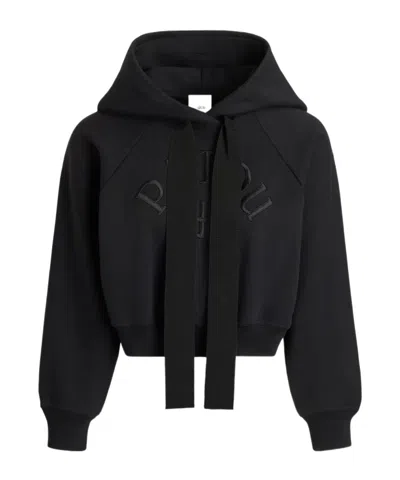 PATOU CROPPED LOGO SWEATSHIRT