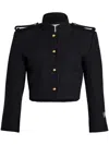 Patou Cropped Jacket In Black