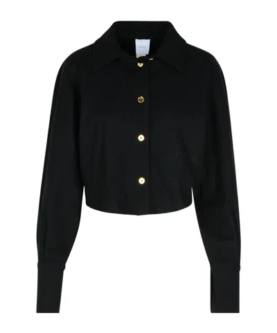 Patou Cropped Shirt In Black