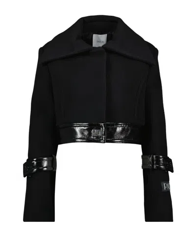 PATOU CROPPED SINGLE-BREASTED CASUAL JACKET