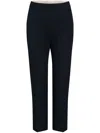 Patou Cropped Tailored Trousers In Blue