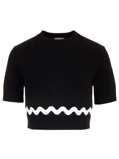 Patou Cropped Top In Black