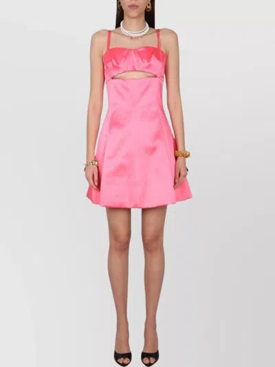 Patou Dress With Cut-out Details In Pink