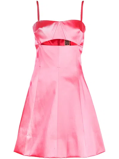 Patou Dress With Cut-out Details In Pink