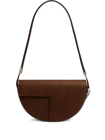 Patou Dark Brown Le  Shoulder Bag