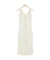 Patou Denim Midi Dress In White