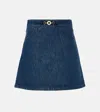 Patou Denim Mini Skirt In Blue