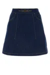 Patou Denim Skirt In Blue