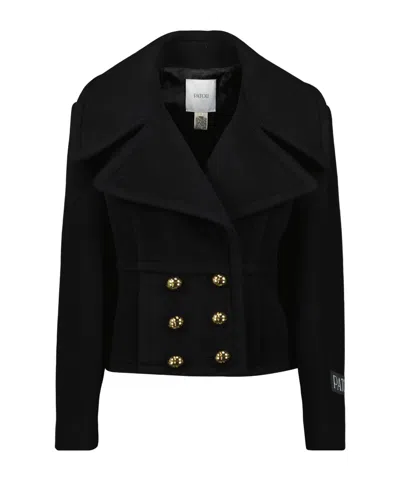 PATOU PATOU COLLARED BUTTON-UP JACKET