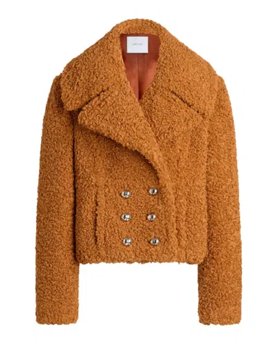 PATOU DOUBLE BREASTED SHORT COAT