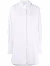 Patou Iconic Mini Shirt Dress Clothing In White