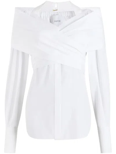 PATOU PATOU DRAPED BLOUSE
