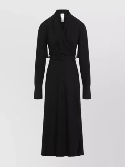 PATOU DRAPED MAXI DAY DRESS