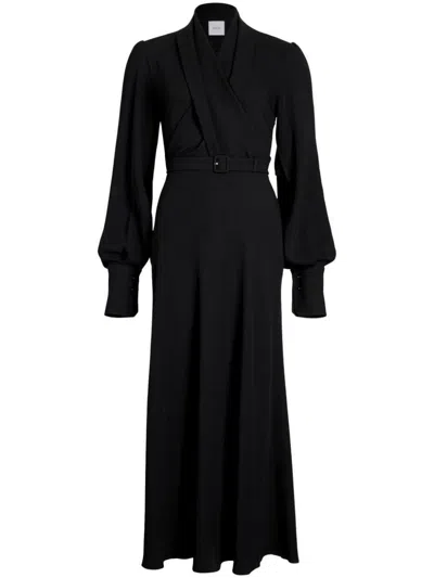 Patou Draped Maxi Day Dress