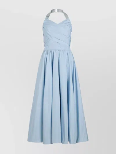 PATOU DRESS KNEE LENGTH HALTER NECK