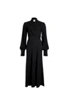 Patou Long Dress In Nero