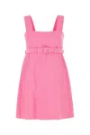 Patou Pink Bouclã© Mini Dress In Pink