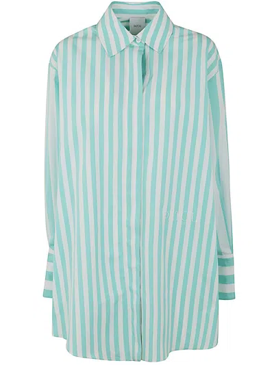 Patou Iconic Mini Shirt Dress Clothing In Green