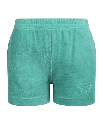 Patou Elastic Waist Shorts In Blue