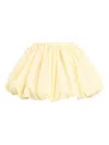 Patou Elasticated Bloomer Mini A-line Skirt In Yellow
