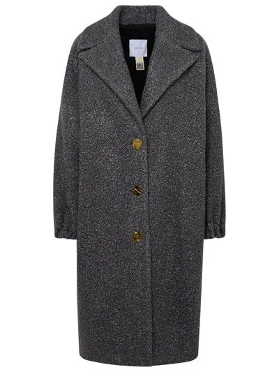 Patou Elliptic Grey Wool Coat