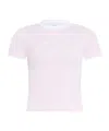 Patou Embroidered-logo T-shirt In Pink