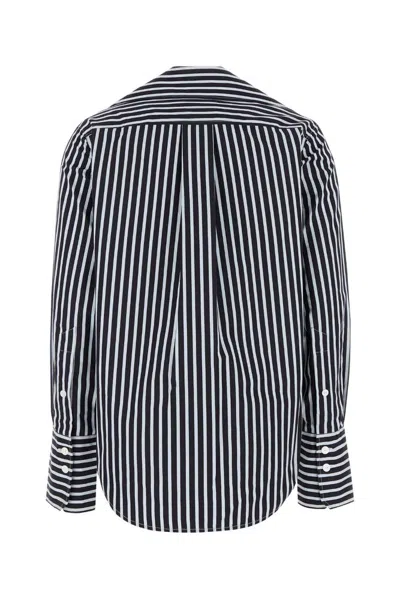 Patou Embroidered Poplin Violin Shirt In Black