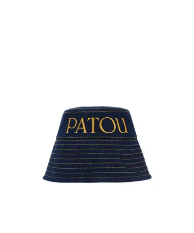 PATOU PATOU EMBROIDERED BUCKET HAT