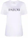 Patou Logo-print Organic-cotton T-shirt In White