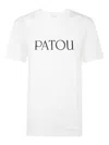 Patou Logo Print Regular Fit T-shirt In White
