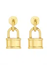Patou Extra Small Earrings With Padlock In Gold