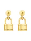 Patou Extra Small Earrings With Padlock In Gold