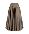 Patou Faille Maxi Skirt In Brown