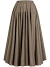 Patou Faille Maxi Skirt In Neutrals