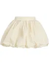 Patou Faille Mini Bubble Skirt In White
