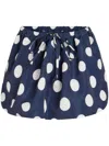 Patou Puffy Faille Mini Skirt