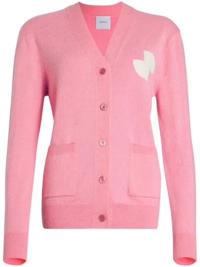 Patou Fine-knit Cardigan In Rosa