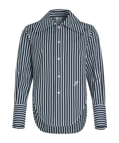 PATOU PATOU STRIPED BUTTON-UP BLOUSE