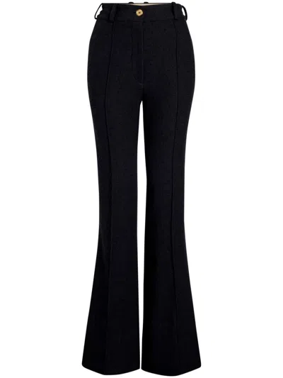 PATOU FLARED TWEED TROUSERS